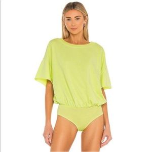 NWT Free People Cozy Cool Girl Bodysuit sz XL